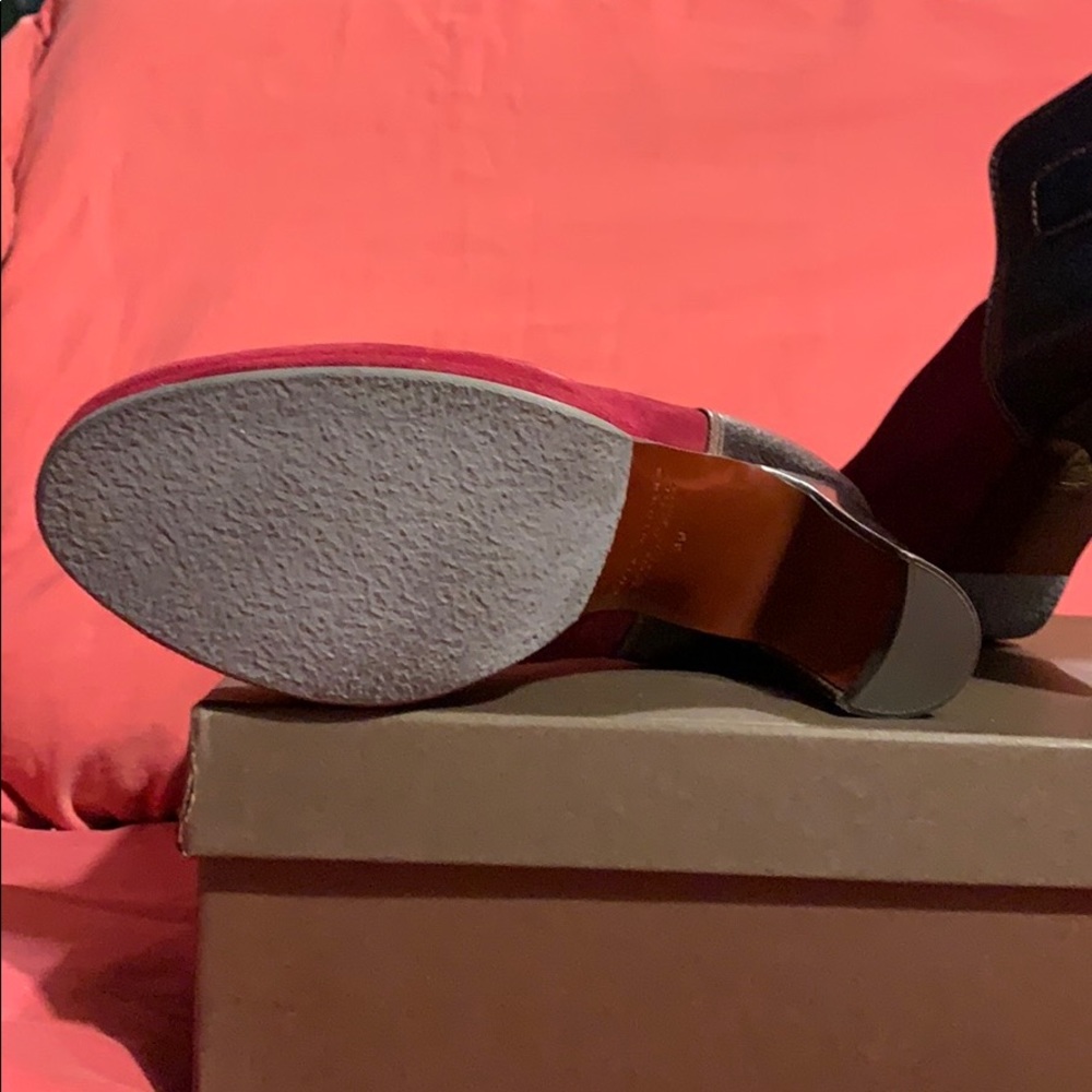 Chie Mihara burgundy suede pumps - Picture 6 of 9